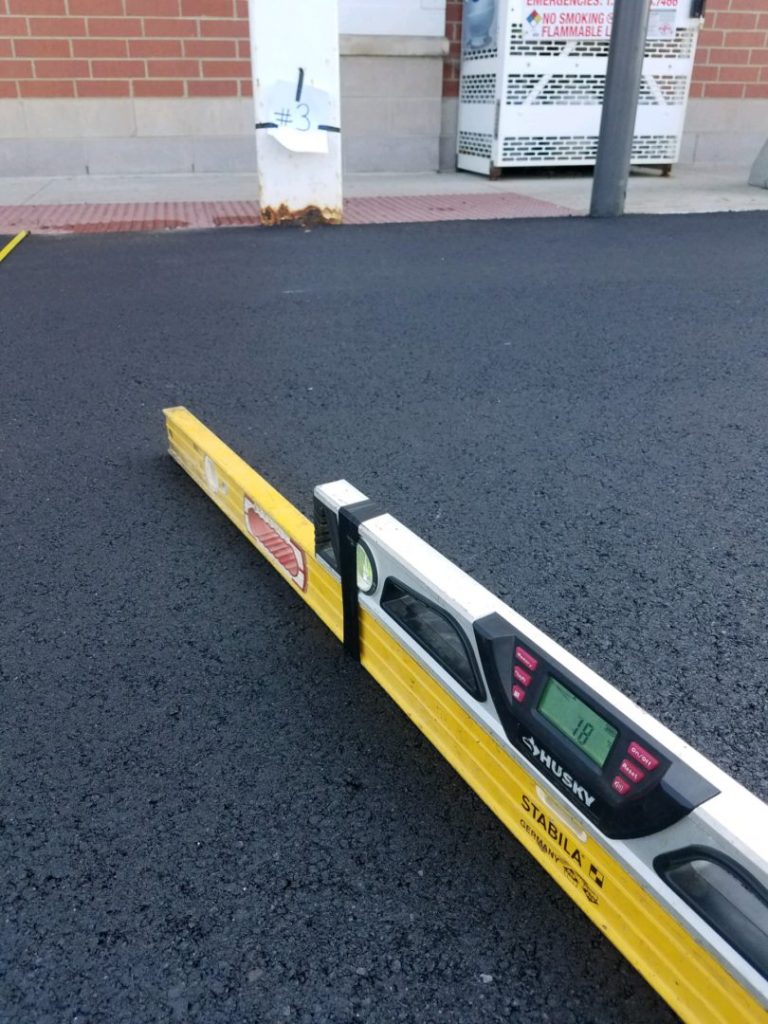 Accessible parking space and access aisle paved and graded by Young's Excavating & Paving LLC, New Hampshire, photo 5 of 5