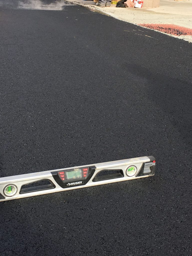 Accessible parking space and access aisle paved and graded by Young's Excavating & Paving LLC, New Hampshire, photo 4 of 5
