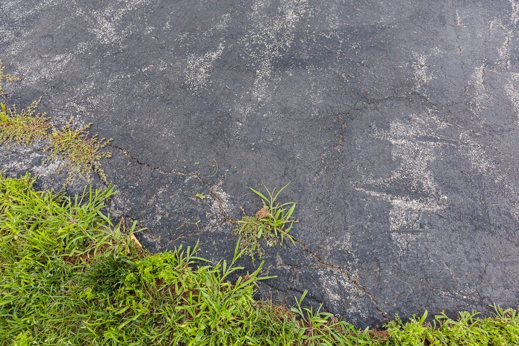 Residential driveway before excavation and paving in New Hampshire, photo 4 of 6
